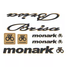 Adesivos Antiga Bicicleta Monark Brisa Aro 20 Preto