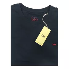 Camiseta Lee Básica Masculina Original Kit Com 2 Unidades.