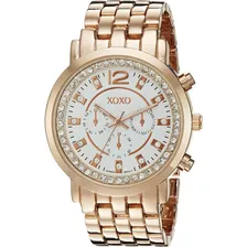 Xoxo Womens Xo5821 Reloj De Cuarzo Analógico De Oro Rosa Con