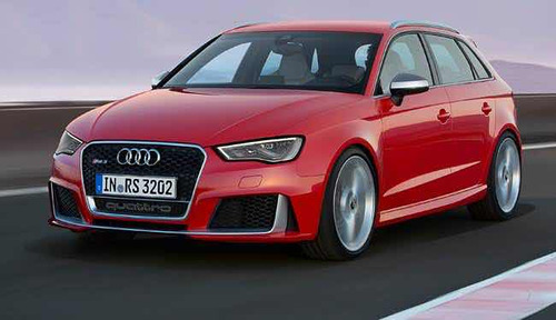 Parrilla Audi Rs3 2013 Al 2016 A3 Y S3 Gris Y Negra Emblema Foto 5