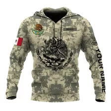 Sudadera Con Capucha T14 Con Estampado De México