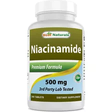 Best Naturals | B-3 | Niacinamide | 500mg | 240 Tablets