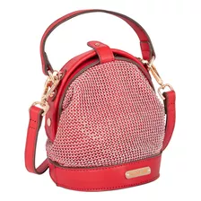 Mini Bolsa Nicole Lee Bianca De Fiesta Fw23 Color Rojo