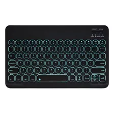 Teclado Bluetooth Para iPad / Tablet Ini Retroilumiado Ne...