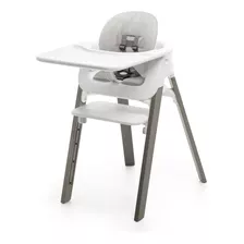 Stokke Steps Complete - Patas Grises Neblinosas, Asiento Bla