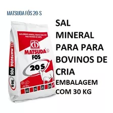 Sal Mineral Para Bovinos Matsuda 20s ( 30 Kg )