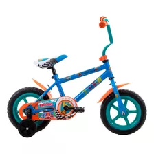 Bicicleta Veloci Joy & Fun Kartoons Eva R12 Azul Infantil S