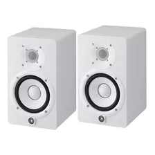 Par De Monitores Bi-amplificado 70w Hs 5 Branco Yamaha 110v