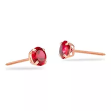 Solidgold Aretes De Oro Rosa Genuino De 14 Quilates Con De |