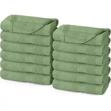 Utopia Towels Premium Fingertip Towel (12 X 12 Pulgadas, Ver
