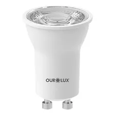 L?mpada Superled Mr-11 Gu10 4w 2700k Luz Amarela Ourolux