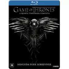 Blu-ray Game Of Thrones: A Quarta Temporada Completa 5 Disco