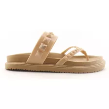 Sandalias Ojotas Dama Mujer Tachas Verano Comoda 1100 Pshoes