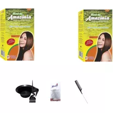 Hene Divina Dama Incolor 02x200gr Amazonia+kit Incolor 04