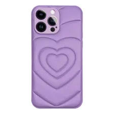 Funda Para iPhone 11 Común Diseño Eco Cuero Puffer Amour