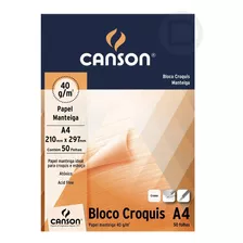 Papel Canson Manteiga Decalque Tattoo 40g A4 50 Fls