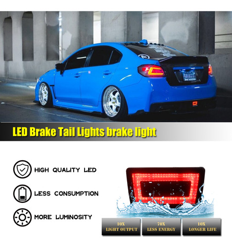 2pc Luz Trasera Led Para Subaru Wrx/sti Impreza Xv Crosstrek Foto 7