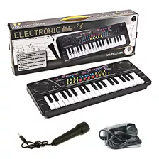 Órgano Piano Electrónico Trafo O Pilas Micrófono 37 Teclas