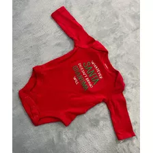 Body Manga Larga Navidad Bebe Niño Carters Nb