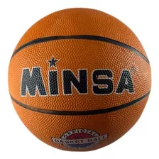 Balón Pelota De Basket Baloncesto Nro 7 Minsa Caucho 