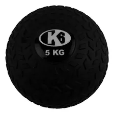 Balon Con Peso 5kg 11lb Pelota Medicinal Gymball Ejercicio Color Negro