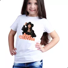 Camiseta Blusa Infantil Cantora Ana Castela Boiadeira Oferta