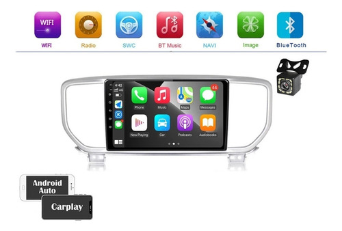 Coche Estreo Android Para Kia Sportage 4 Ql 1821 Carplay Bt Foto 2