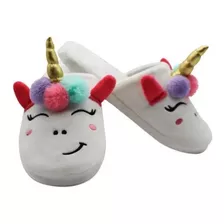 Chinelo De Quarto Pantufa 3d Unicórnio 