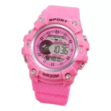 Reloj Pulsera Dama Deportivo Shock - Caja De 8 Unds