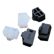 Kit Com 500 Tampas Protetoras Plug Anti-poeira P/ Porta Rj45