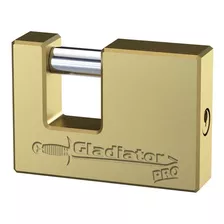 Candado Reforzado 70mm Alta Seguridad Bronce Macizo 3 Llaves