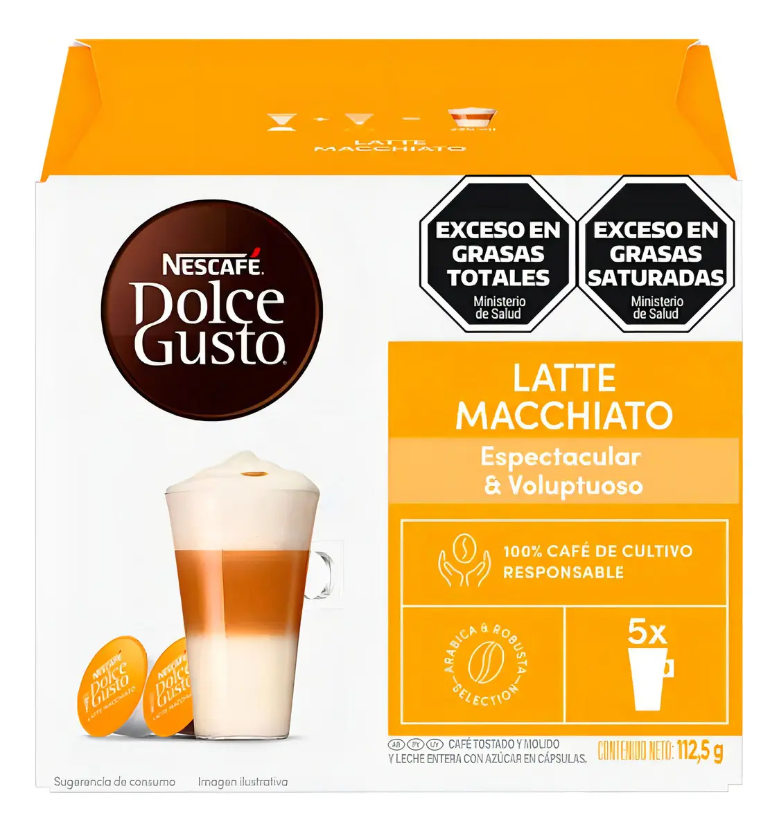 Café Latte Macchiato En Cápsula Nescafé Dolce Gusto Cápsulas
