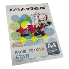 Papel 3d Glossy 200gr 20h Star Imprek