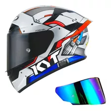 Capacete Kyt Quit Tt Course Space Monkey + Viseira Extra