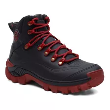 Coturno Bota Adventure Couro Legítimo Via Livre Promoção