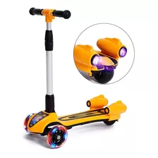 Manopatin Patineta Vapor Scooter Niños Niña Bluetooth Music