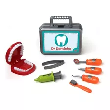 Kit Infantil Dentista Doutor Dentinho C/ Maleta E Acessórios