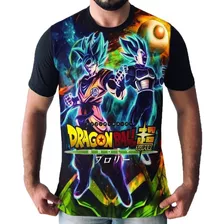 Camisa Camiseta Blusa Dragon Ball Super Broly Animes Series