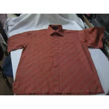 Camisa, Sport Nautica Talla Xl Manga Corta Color Salmon