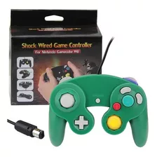 Controle Para Game Cube Nintendo Wii - Wii U Switch Pc Verde