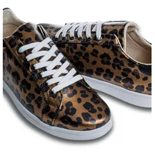 Tenis Hombre Sneakers Animal Print Leopardo Moon & Rain