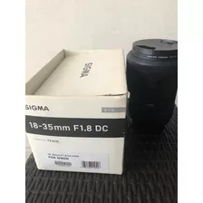 Sigma 18-35mm Para Nikon Aps-c