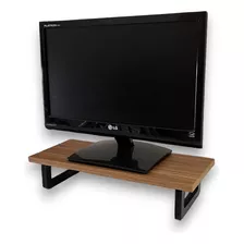 Suporte Base Para Monitor Office Escritorio Freijó 45cm