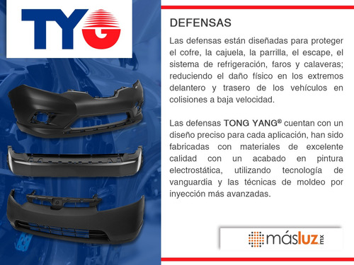 Defensa Trasera C/hoyo P/2 Escapes Fusion 06/09 Tong Yang Foto 4