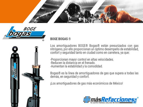 Par Amortiguadores Del Bogas Acclaim Fwd V6 3.0l 89 Al 94 Foto 4