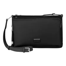 Bolsa Samsonite Be-her Horizontal 3 Comp Black Mediana Color Negro