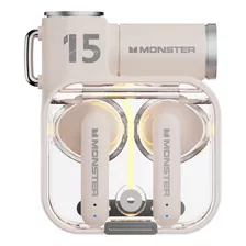 Audífonos Inalámbricos Monster Xkt15 Bluetooth 5.3 Color Beige