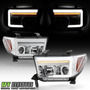 Faros Niebla Led Con Lupa Y Aro Toyota Tundra 2007 Al 2013