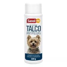 Talco Antipulgas Sanol Dog Para Cães 100g