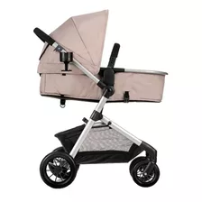 Carriola De Paseo Evenflo Pivot Modular Travel System Sandstone Con Chasis Color Plateado